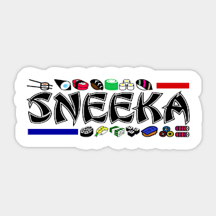 Asian Sneeka Sticker